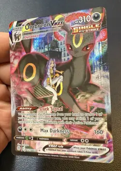 Pokemon SWSH Brilliant Stars Umbreon VMAX TG23/TG30 Trainer Gallery Minty Fresh - Image 3