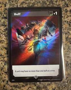 Riftbound Fist Bump Buff Unsealed Double Sided Promo Card PAX Exclusive Riot - Image 1