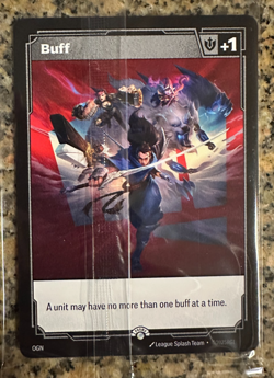 Riftbound Fist Bump Buff Unsealed Double Sided Promo Card PAX Exclusive Riot - Image 2