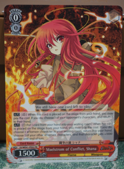 Shakugan no Shana Maelstrom of Conflict Weiss Schwarz English PR Promo Card - Image 1