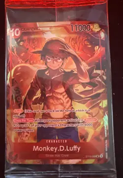 Monkey.D.Luffy (Treasure Booster Set) ST10-006 One Piece Promo Card Sealed - Image 1