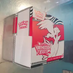 Pokemon WHITE FLARE Elite Trainer Box - OPEN - ETB - NO PACKS - Scarlet&Violet - Image 4