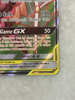 Pokemon TCG Pheromosa & Buzzwole GX 191/214 Unbroken Bonds FA Holo EN - Image 3