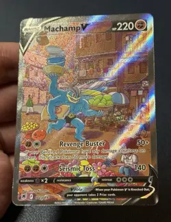 2022 Pokemon SWSH Astral Radiance Machamp V Alt Art 172/189 Mint Condition - Image 4