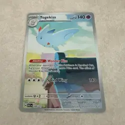 Pokemon TCG Togekiss Holo Illustration Rare 235/217 Ascended Heroes NM - Image 1
