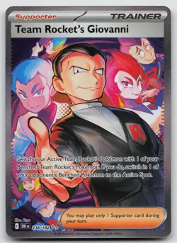 Team Rocket's Giovanni 238/182 Destined Rivals Pokemon Holo NM - Image 1