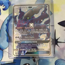 Darkrai GX Hidden Fates Shiny Vault SV70/SV94 Holo Ultra Rare EN 2019 180 HP - Image 1