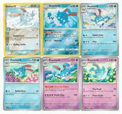 6x Azumarill Delta Species Lot 19/113 35/147 045/193 - Pokemon (NM/LP) - Image 1