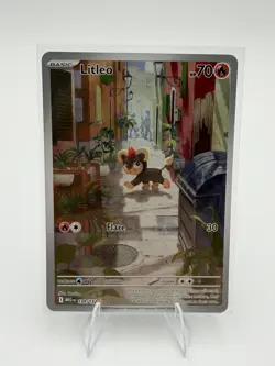 Litleo 139/132 Mega Evolution NM Illustration Rare Pokemon TCG NM - Image 1