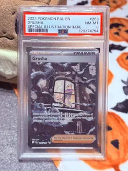 Pokemon TCG Grusha - 268/193 Paldea Evolved Special Illustration Rare - PSA 8 - Image 1