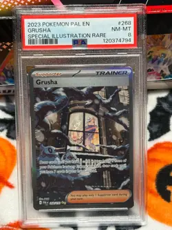 Pokemon TCG Grusha - 268/193 Paldea Evolved Special Illustration Rare - PSA 8 - Image 5