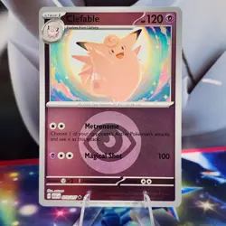 Clefable (Energy Symbol Pattern) 075/217 Ascended Heroes Reverse Holo Pokemon - Image 1