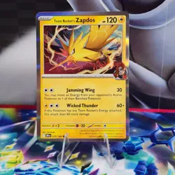 Team Rocket's Zapdos 070/182 Destined Rivals Holo Pokemon TCG - Image 1