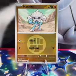 Meditite (Energy Symbol Pattern) 103/217 Ascended Heroes Reverse Holo Pokemon - Image 1