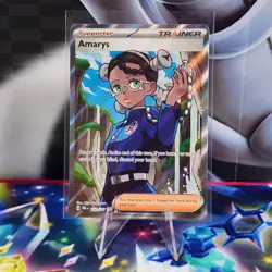Amarys 132/131 Prismatic Evolutions Ultra Rare Pokemon TCG - Image 1