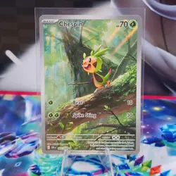 Chespin 087/086 Chaos Rising Illustration Rare Pokemon TCG - Image 1