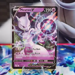 Mewtwo V 030/078 Pokemon GO V Rare Pokemon TCG - Image 1