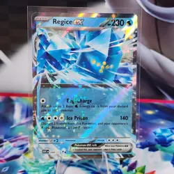 Regice ex 048/217 Ascended Heroes Double Rare Pokemon TCG - Image 1