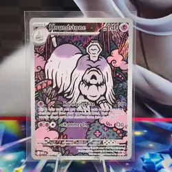 Houndstone 145/132 Mega Evolution Illustration Rare Pokemon TCG - Image 1