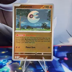 Lunatone 074/132 Mega Evolution Reverse Holo Pokemon TCG - Image 1