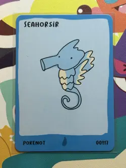 TCG Pokemon parody Pokenots Dysfunctional passholder: Seahorsir - Image 1
