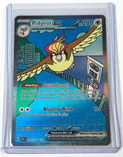 Pokemon Pidgeot ex 225/197 SIR Special Illustration Rare Obsidian Flames NM - Image 1