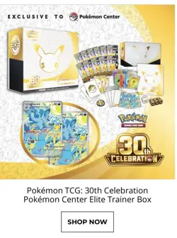 Pokemon Center 30th Anniversary ETB Elite Trainer Box New Preorder 9/16 release - Image 2