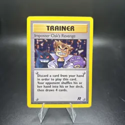 IMPOSTER OAK’S REVENGE - Team Rocket - 76/82 - Uncommon - Pokemon - NM -j - Image 1