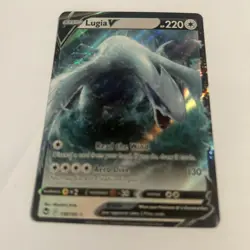 Pokemon TCG Lugia V Ultra Rare 138/195 SWSH12 Silver Tempest Holo EN 220 HP - Image 1