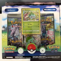 Pokemon TCG: GO Pin Collection Set of 3 Charmander Squirtle Bulbasaur New Sealed - Image 4