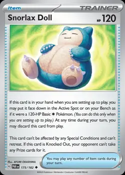 Snorlax Doll Paradox Rift #175 Pokemon TCG - Image 1