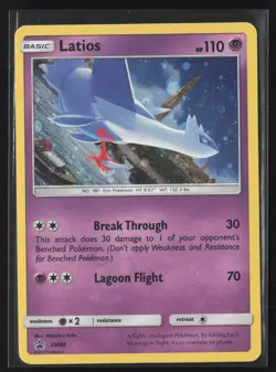 Latios - SM88 Holo Promo Sun & Moon Promo Pokemon Lightly Played - Image 1