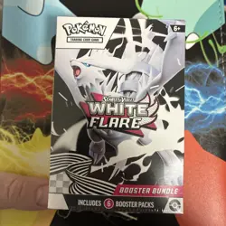 Pokemon TCG Scarlet & Violet White Flare Booster Bundle 6 Booster Packs - Image 1
