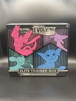 Pokemon TCG Evolving Skies Elite Trainer Box ETB English 2021 - Small Tear - Image 1