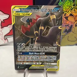 Pokemon TCG Umbreon & Darkrai GX 125/236 Sm-Unified Minds Holo - Image 1