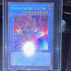 Konami Yu-Gi-Oh! Magician of Dark Chaos-Black Chaos COR1-EN027 Secret 1st - Image 1