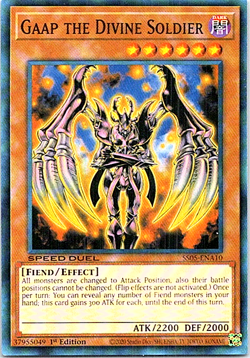 Gaap The Divine Solider SS05-ENA10 Yu-Gi-Oh! Light Play 1st Edition - Image 1