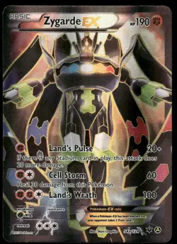 Pokemon Cards Zygarde EX 54a/124 Alternate Art Promos Holo Promo NM - Image 1
