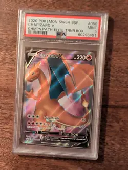 Charizard SWSH050 Sword and Shield Promo Card PSA 9 - Image 1