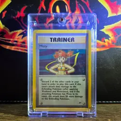 Misty 18/132 1999-2000 Gym Heroes Holo Rare - Trainer - Pokemon Card - HP/DMG - Image 3