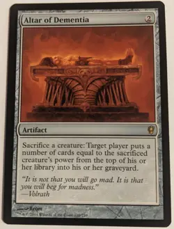 MTG English Magic Card Near Mint ALTAR OF DEMENTIA from Conspiracy - Image 1