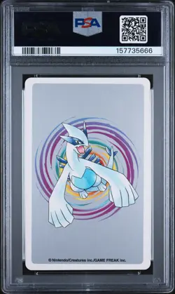 2000 POKEMON SILVER VERSION PLAYING CARDS JACK OF HEARTS #163 HOOTHOOT PSA 10 - Image 2