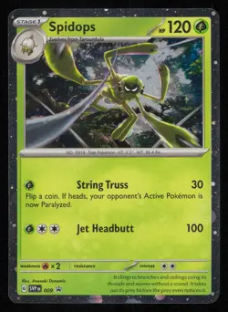 2023 Pokemon TCG Spidops 009 Black Star Promo SV: Scarlet & Violet Cards Holo NM - Image 1