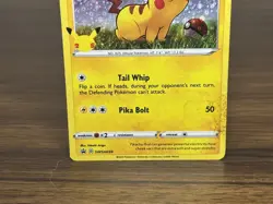 Pikachu SWSH039 25th Anniversary Black Star Promo Holo Pokemon Card - Image 3