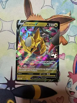 Giratina V Pokemon Prize Pack Series 3 Promo Pokemon Card LP Play Stamp - Image 1