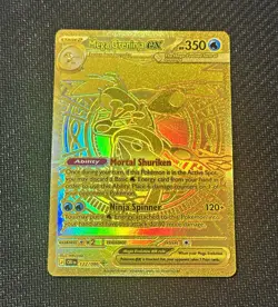 Mega Greninja EX 122/086 Chaos rising Rare Full Art Holo HP 350 ENG Pokemon TCG - Image 1