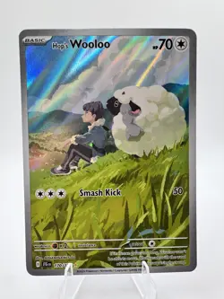 Pokemon TCG Hop's Wooloo 170/159 Illustration Rare Journey Together - Image 1