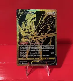 Pokemon Zacian V SWSH076 Black Star Promo Sealed Gold Full Art NM - Image 1