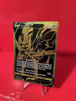Pokemon Zacian V SWSH076 Black Star Promo Sealed Gold Full Art NM - Image 2