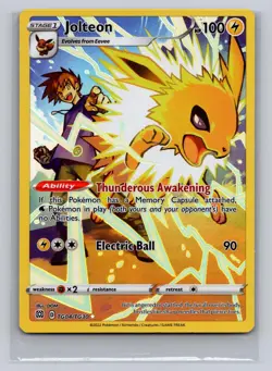 Jolteon TG04/TG30 Holo Brilliant Stars Trainer Gallery Pokemon NM - Image 1